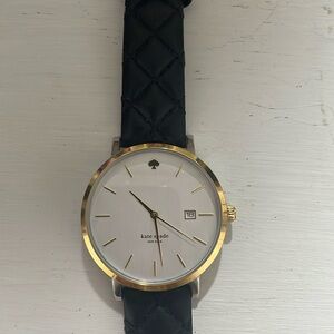 Kate Spade Watch with Quilted Leather Band